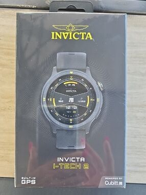 121. Invicta I-Tech 2 Smartwatch – Black with Yellow Highlights